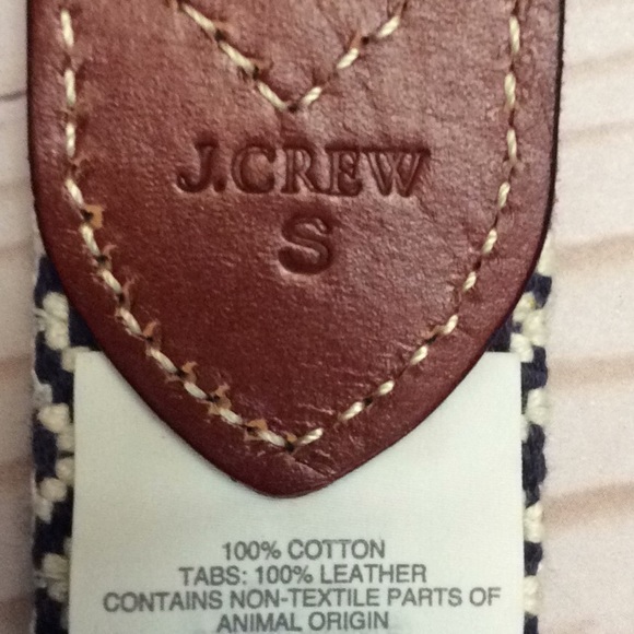 J. Crew Cotton & Leather Belt - Picture 8 of 10